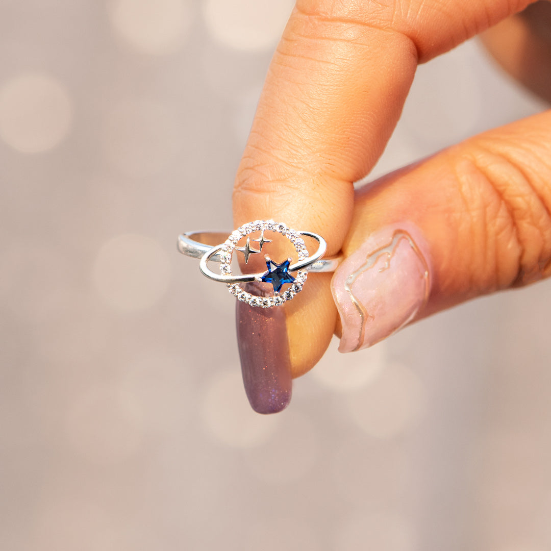 Emotional Support Special Star Planet & Stars Ring