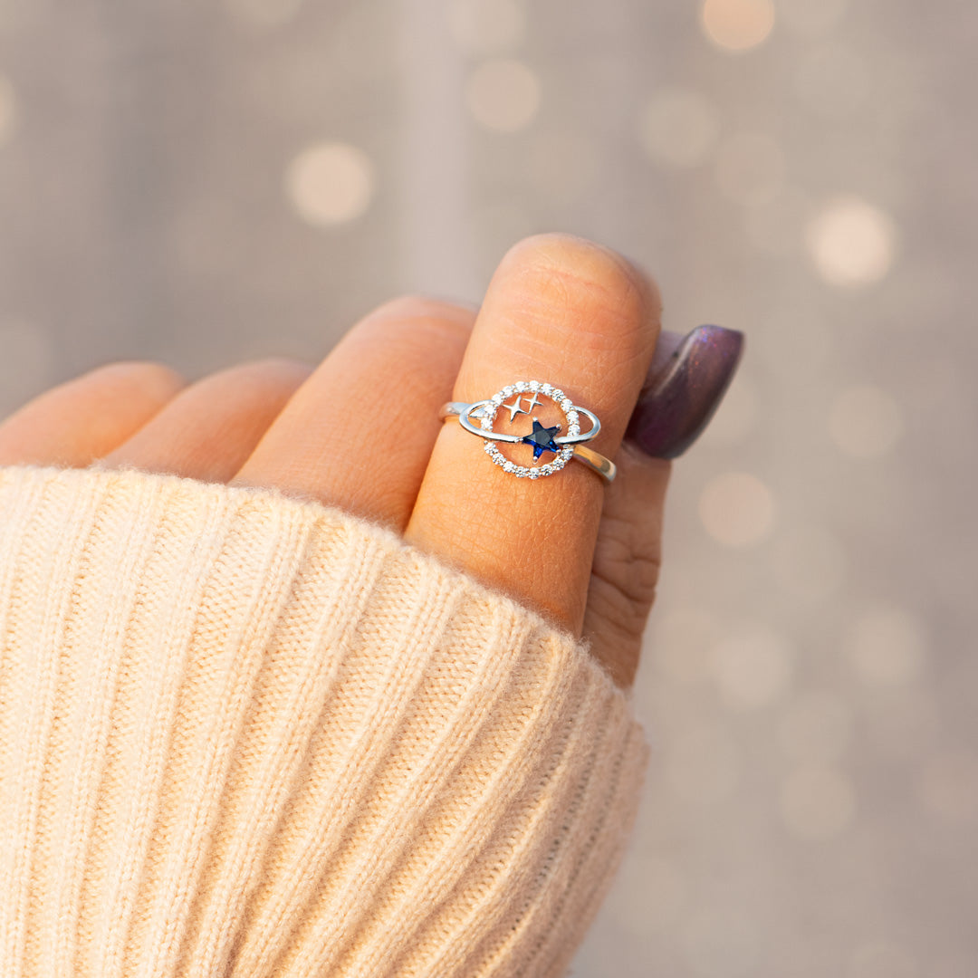 Emotional Support Special Star Planet & Stars Ring