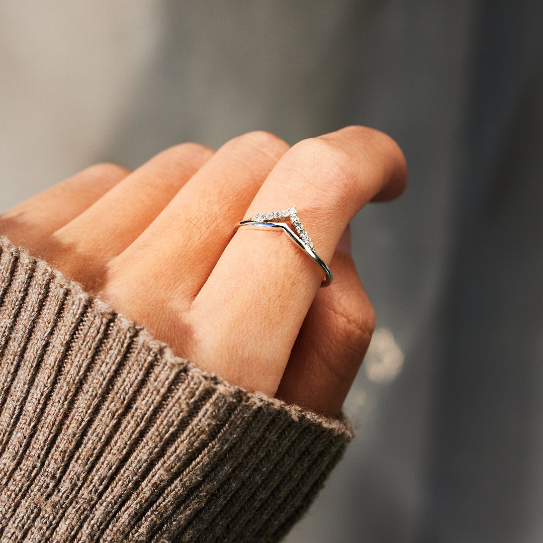 Sent A Princess Pavé Tiara Ring