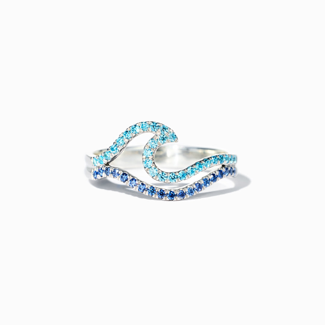 A Self-Reminder - You’ve Survived Too Many Storms Minimalist Wave Ring - High And Low Ring