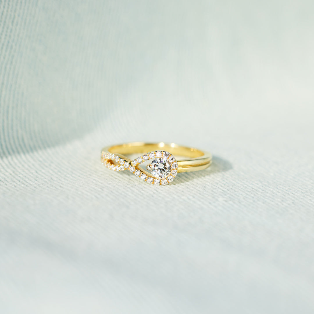 Mother & Daughter Love Knot Ring