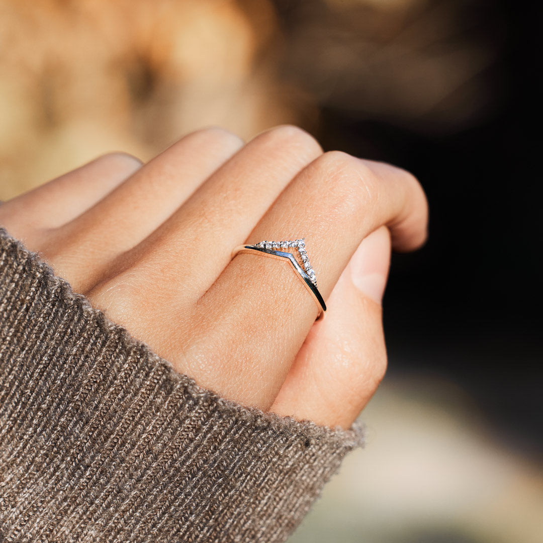 Sent A Princess Pavé Tiara Ring