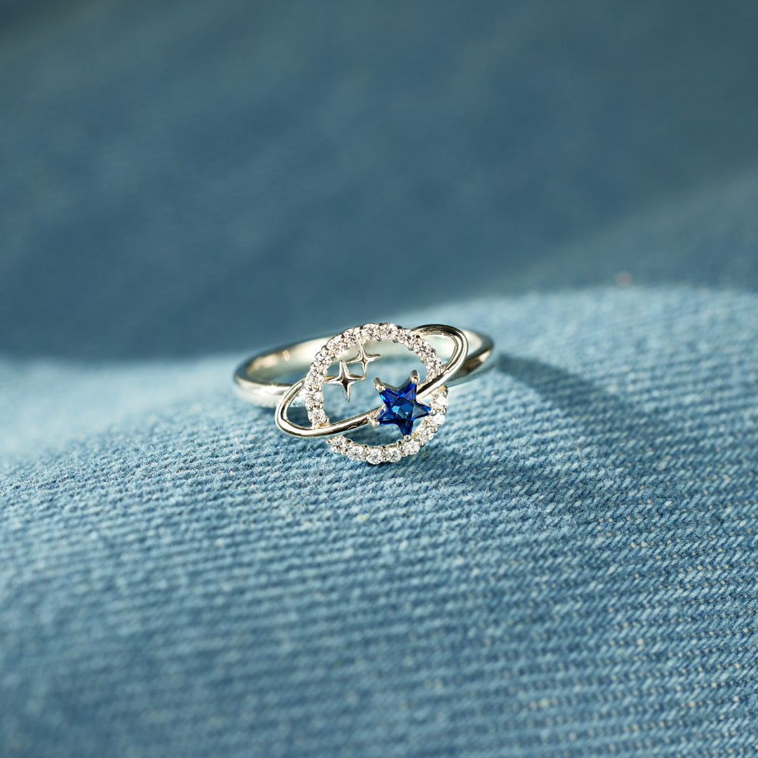 Emotional Support Special Star Planet & Stars Ring