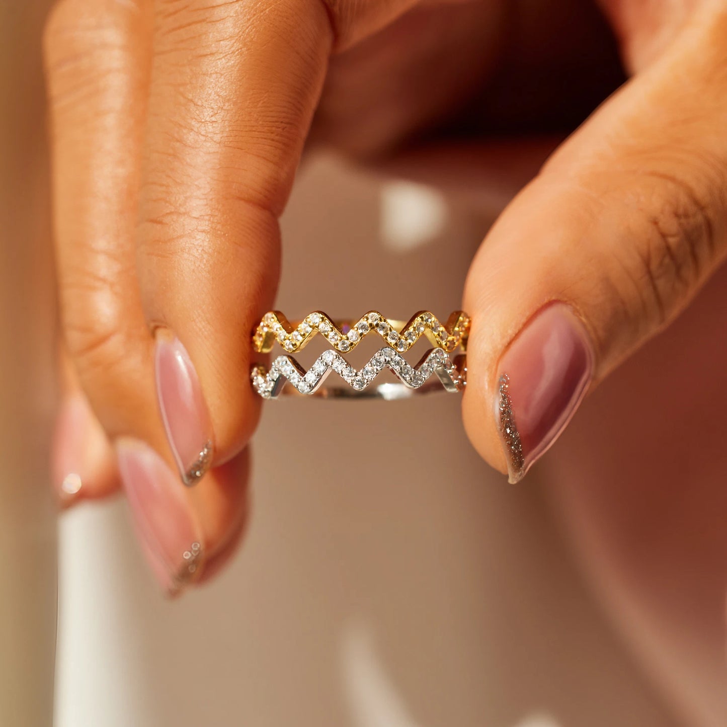 Best Bi♥︎ches Never Judge Highs And Lows Ring
