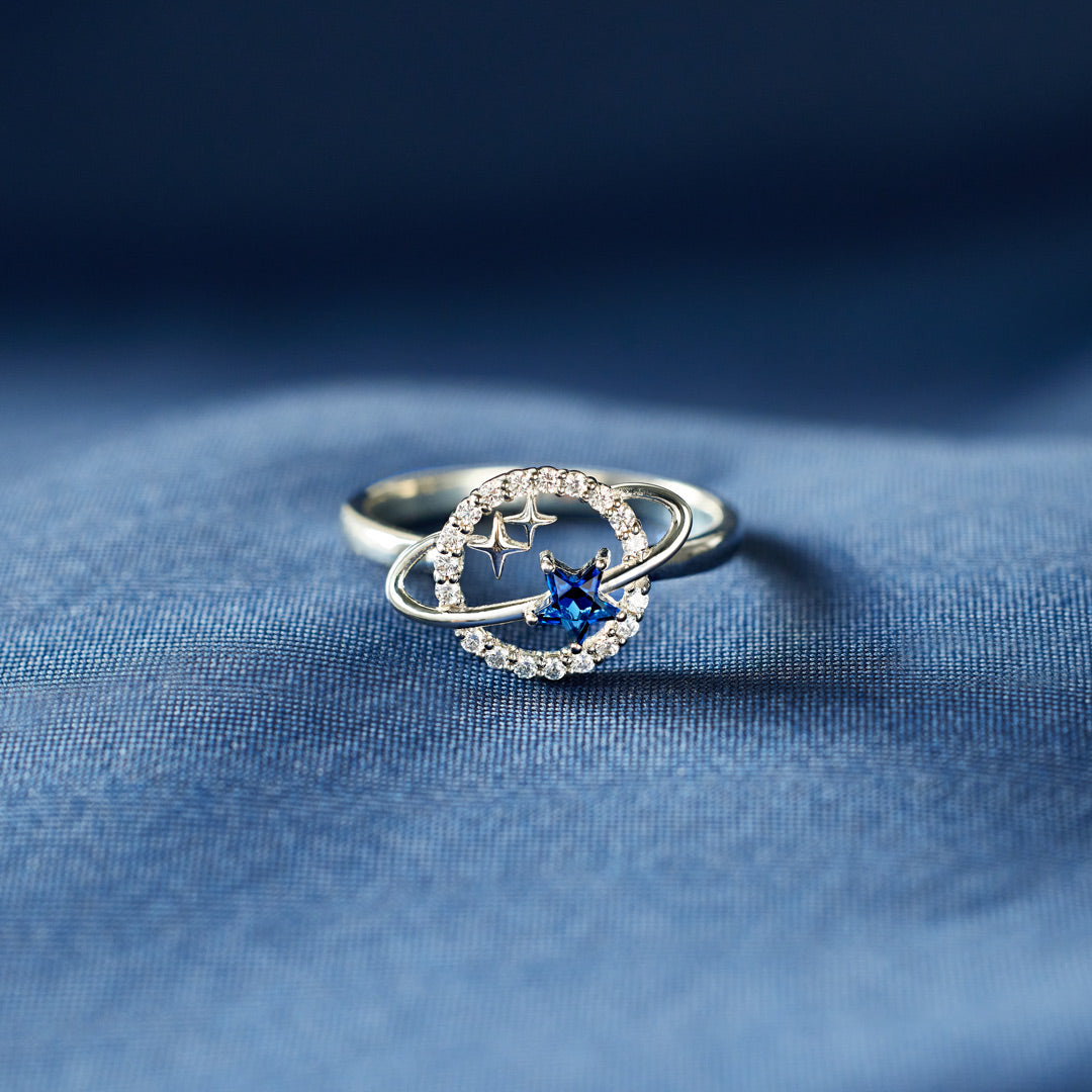 Emotional Support Special Star Planet & Stars Ring