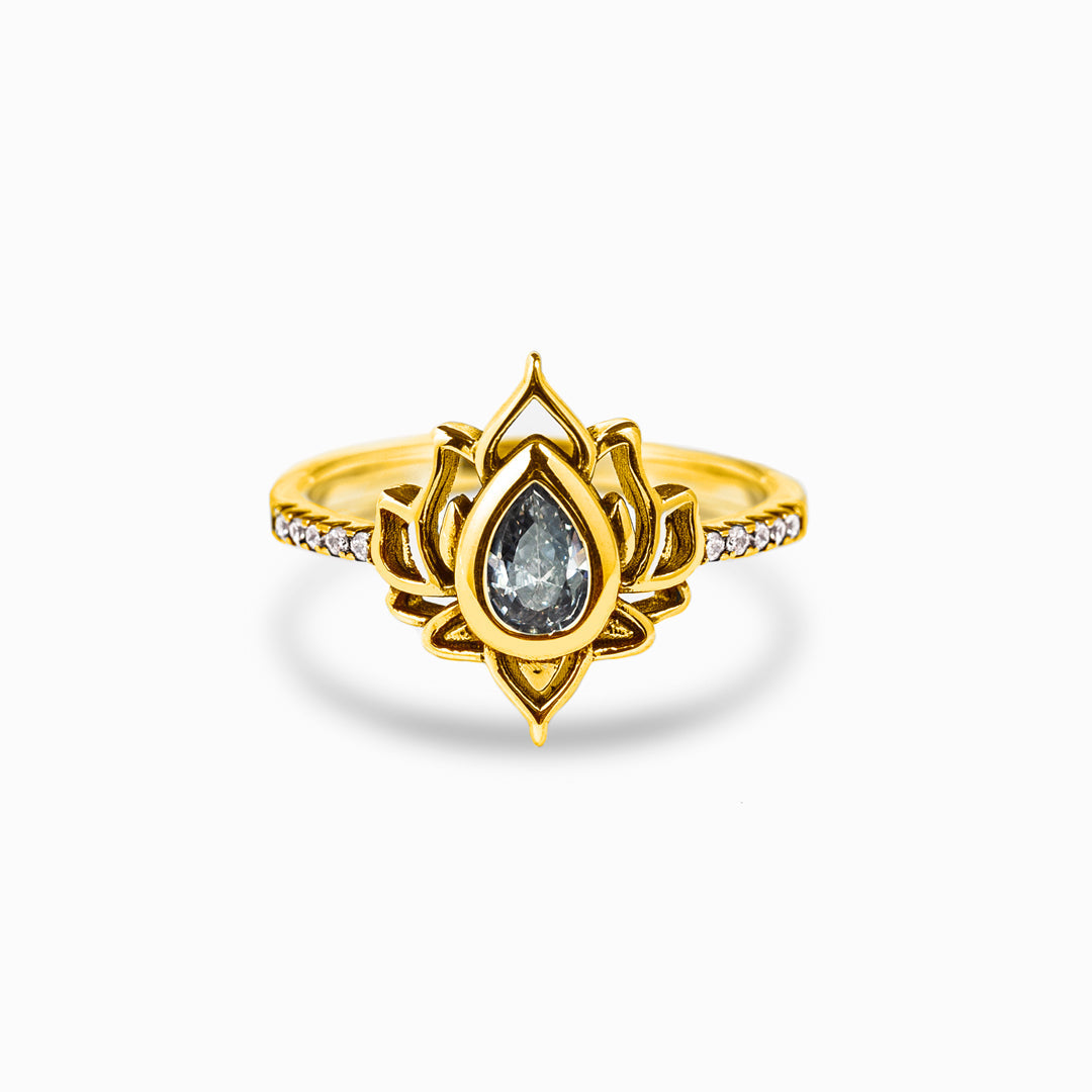 I Will Just Breathe Lotus Ring