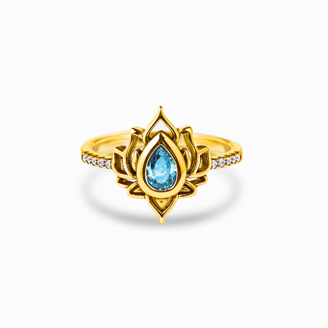 I Will Just Breathe Lotus Ring