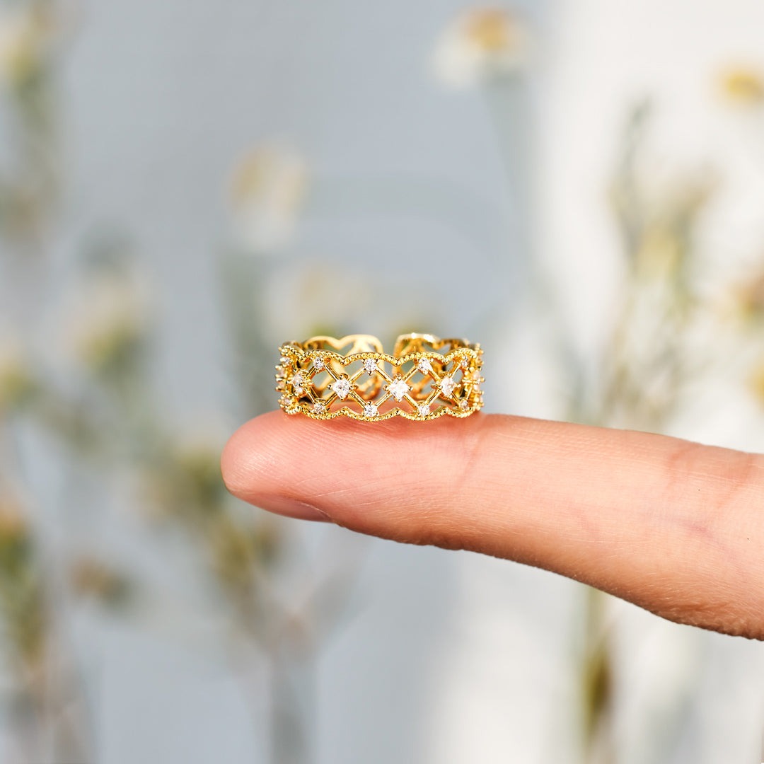 Our Bond Is My Safety Net Weave Rings