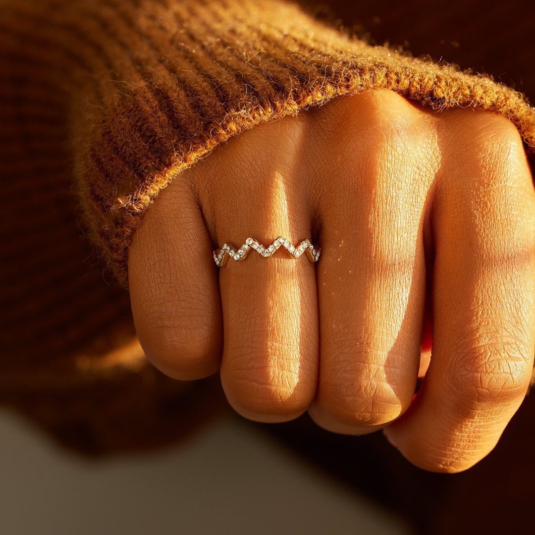 Mother & Daughter Brave Through Highs And Lows Together Ring
