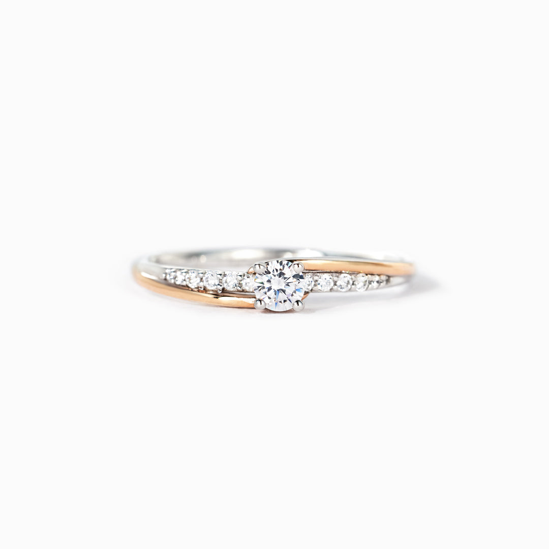 From Mom To Daughter Always With You Round-Cut Accent Ring