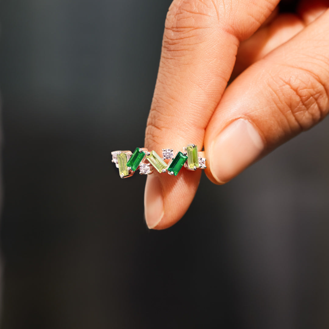 Nobody Has It All Together Green Band Ring