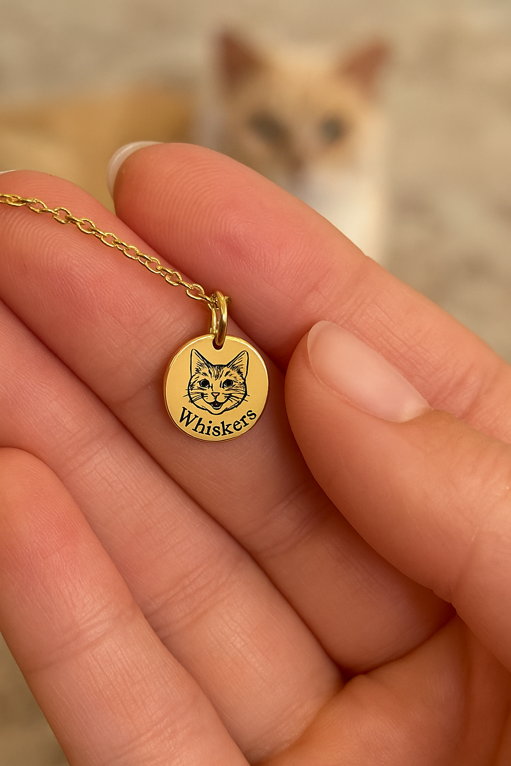 Personalized Pets Face Necklace