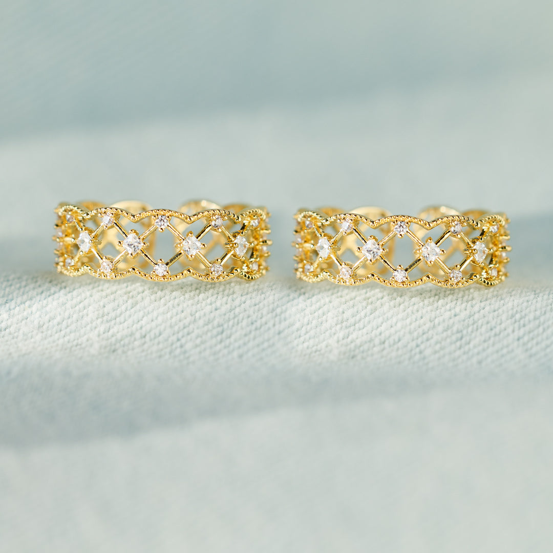Our Bond Is My Safety Net Weave Rings