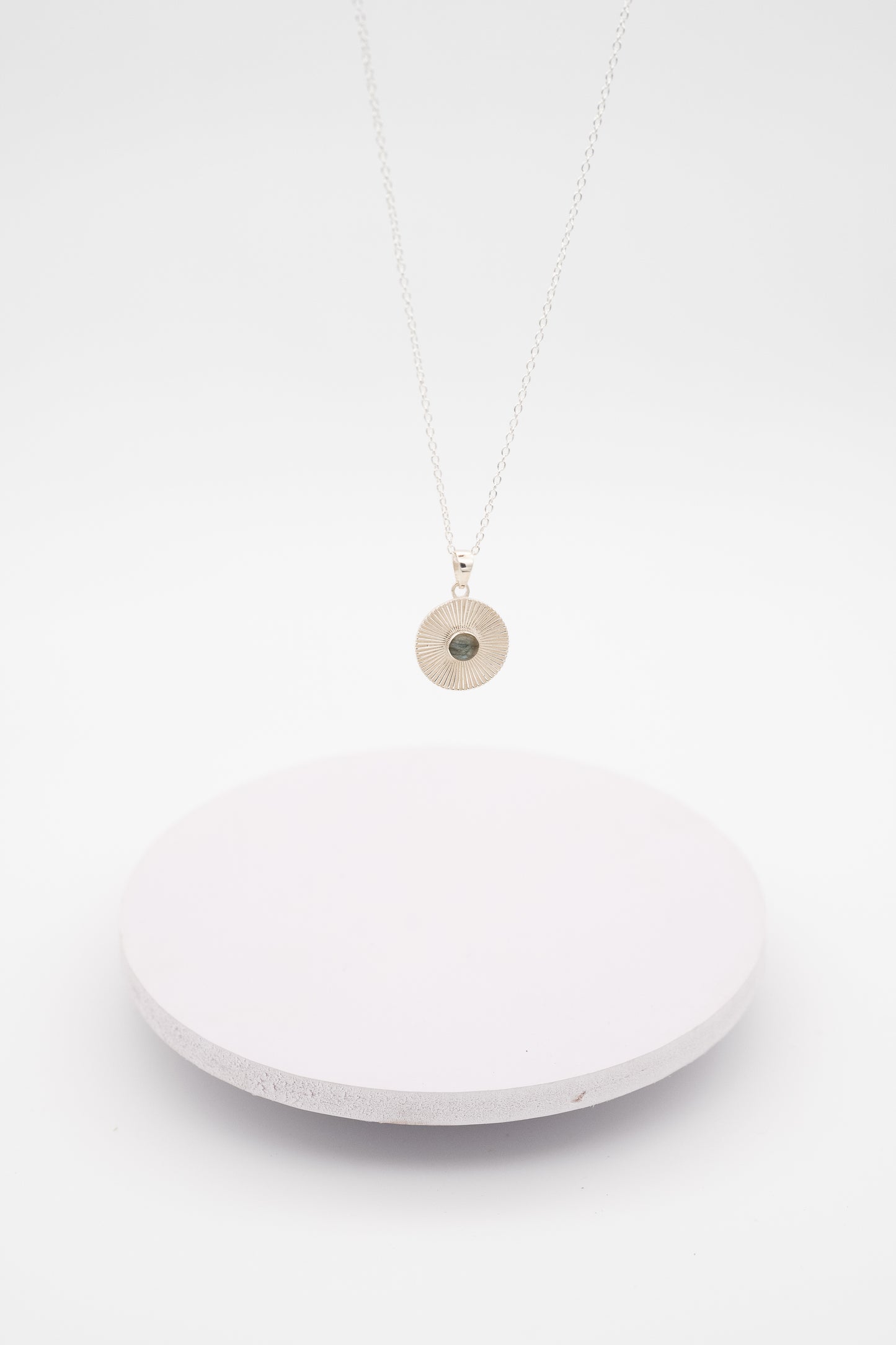 Love you to the Moon and Saturn necklace