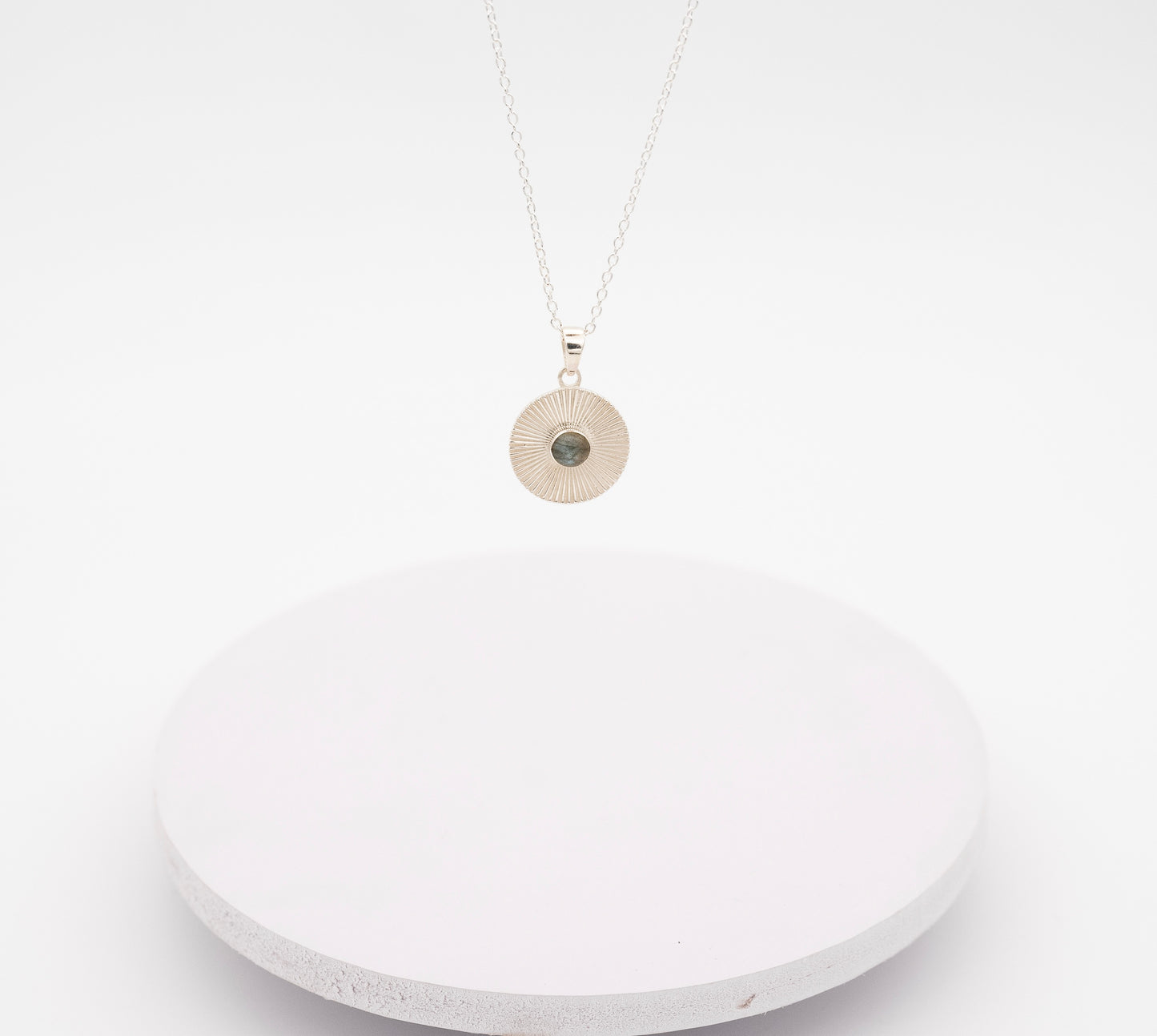 Love you to the Moon and Saturn necklace