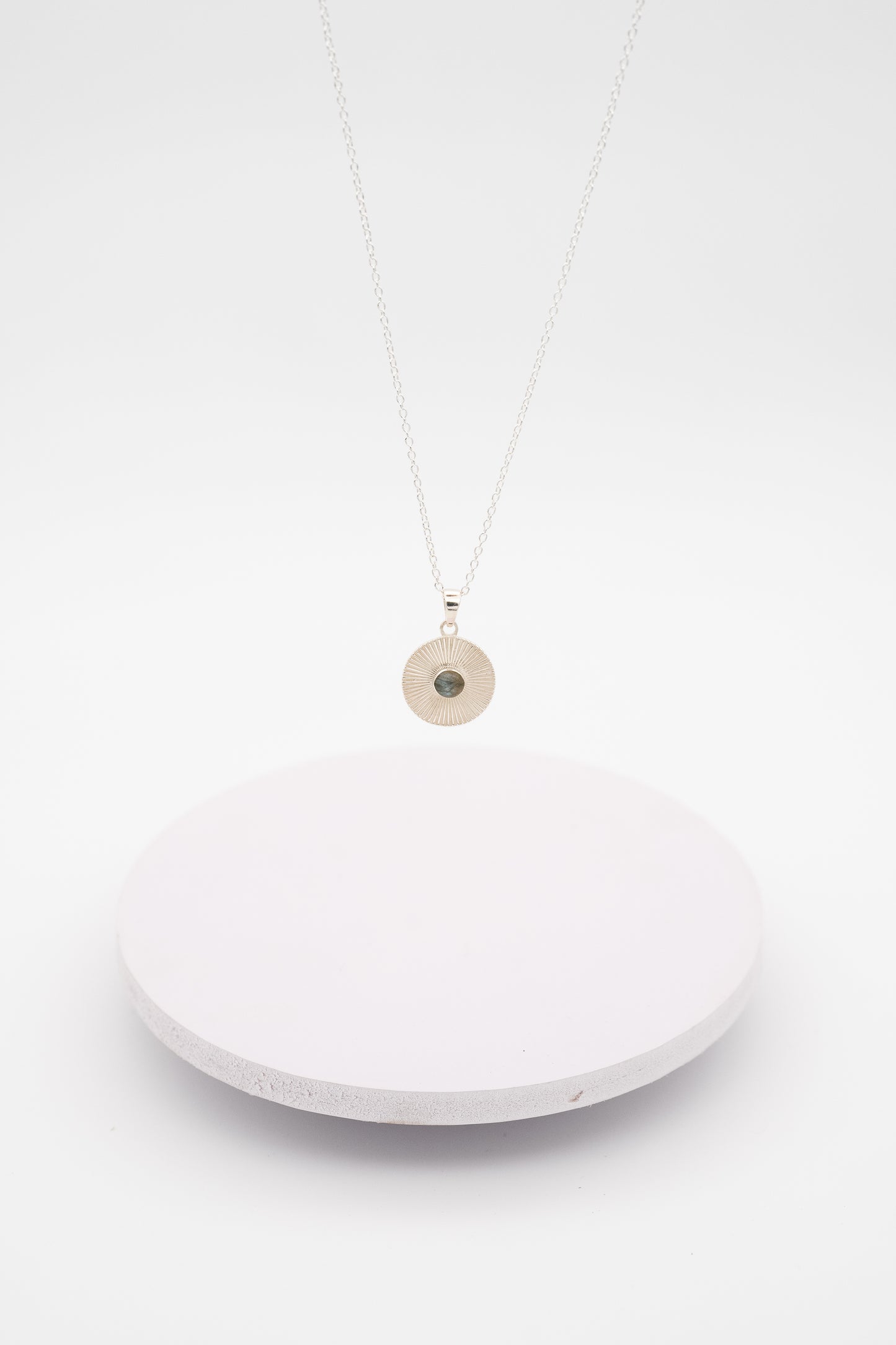 Love you to the Moon and Saturn necklace