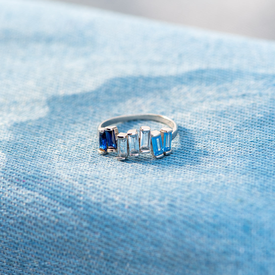 Beautifully Broken Baguette Ring