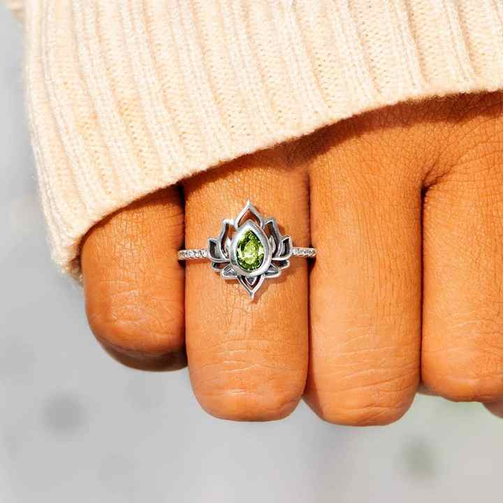 Mama's Lotus Personalised Ring