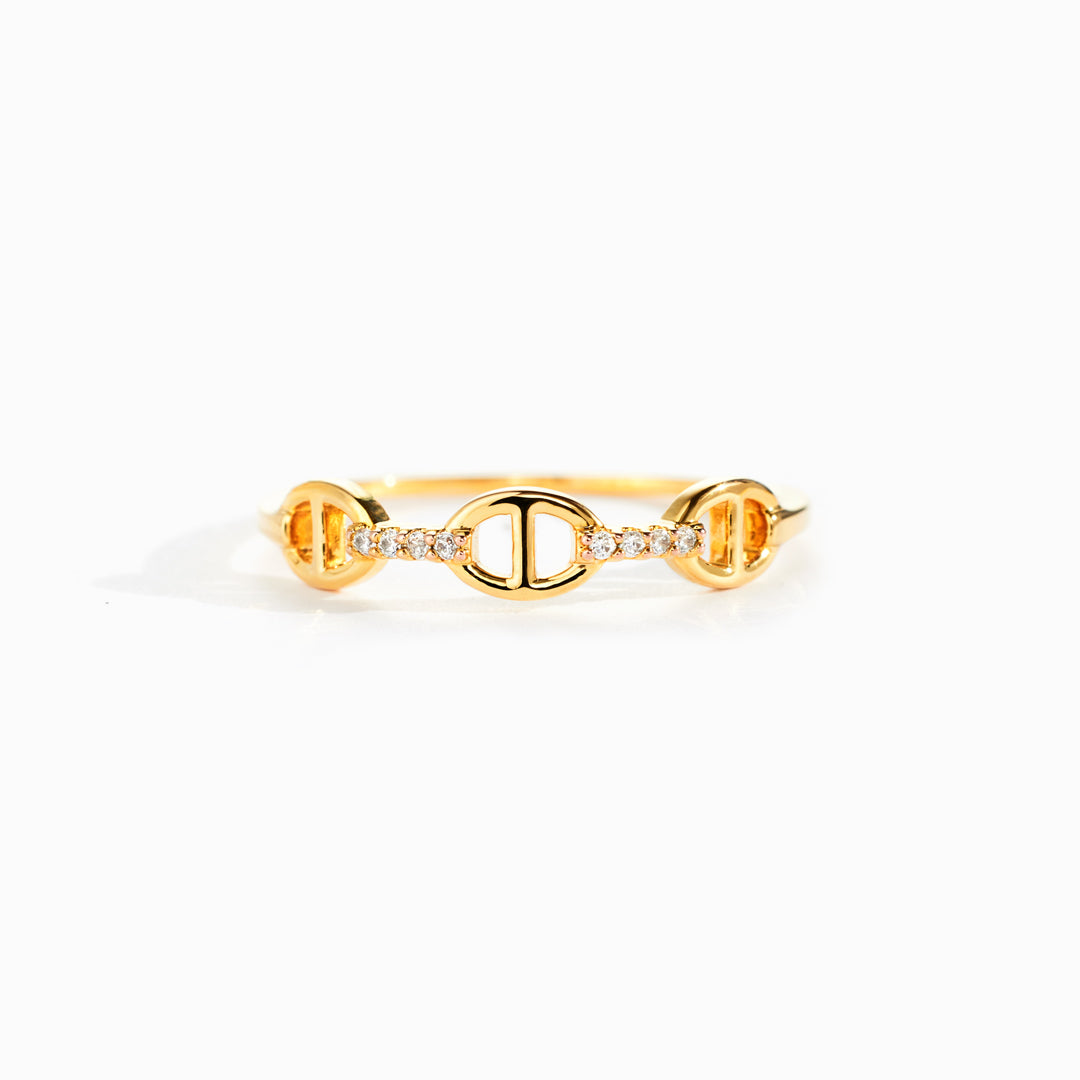 Forever Linked Together Chain Link Ring