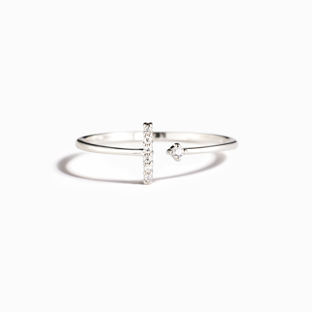 Girl Gang Minimalist T Shaped Ring
