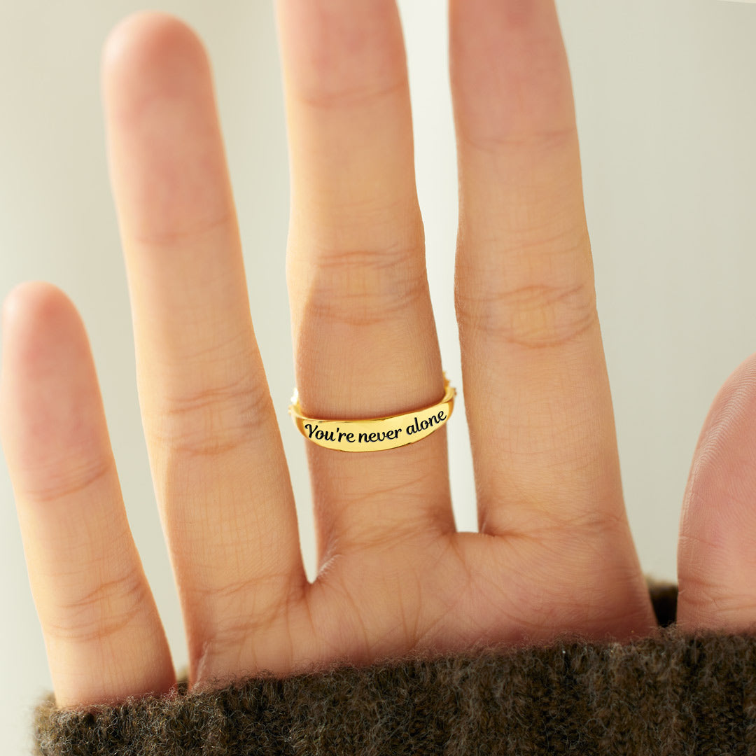 You're Never Alone Highs And Lows Ring