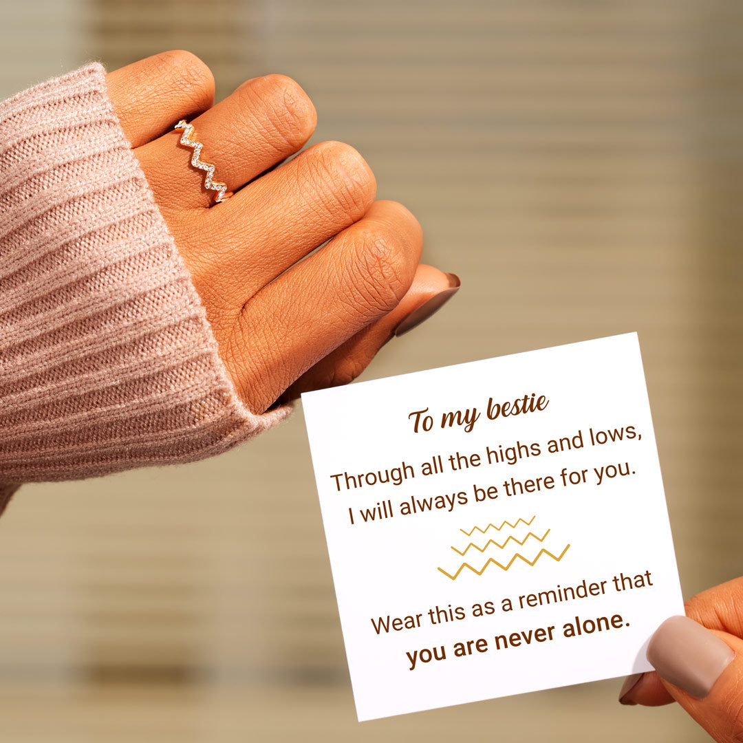 You're Never Alone Highs And Lows Ring