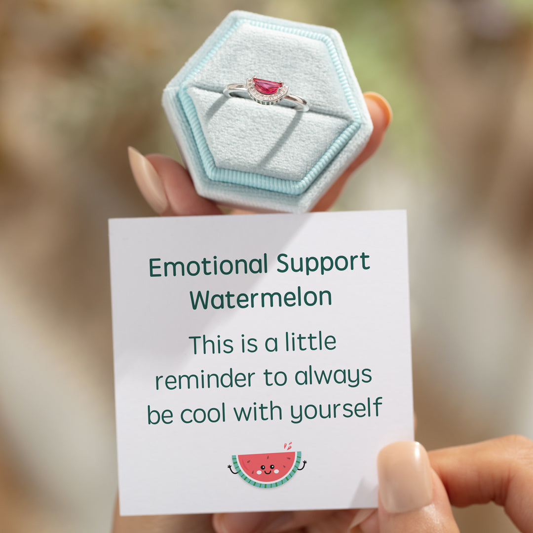 Emotional Support Watermelon Ring