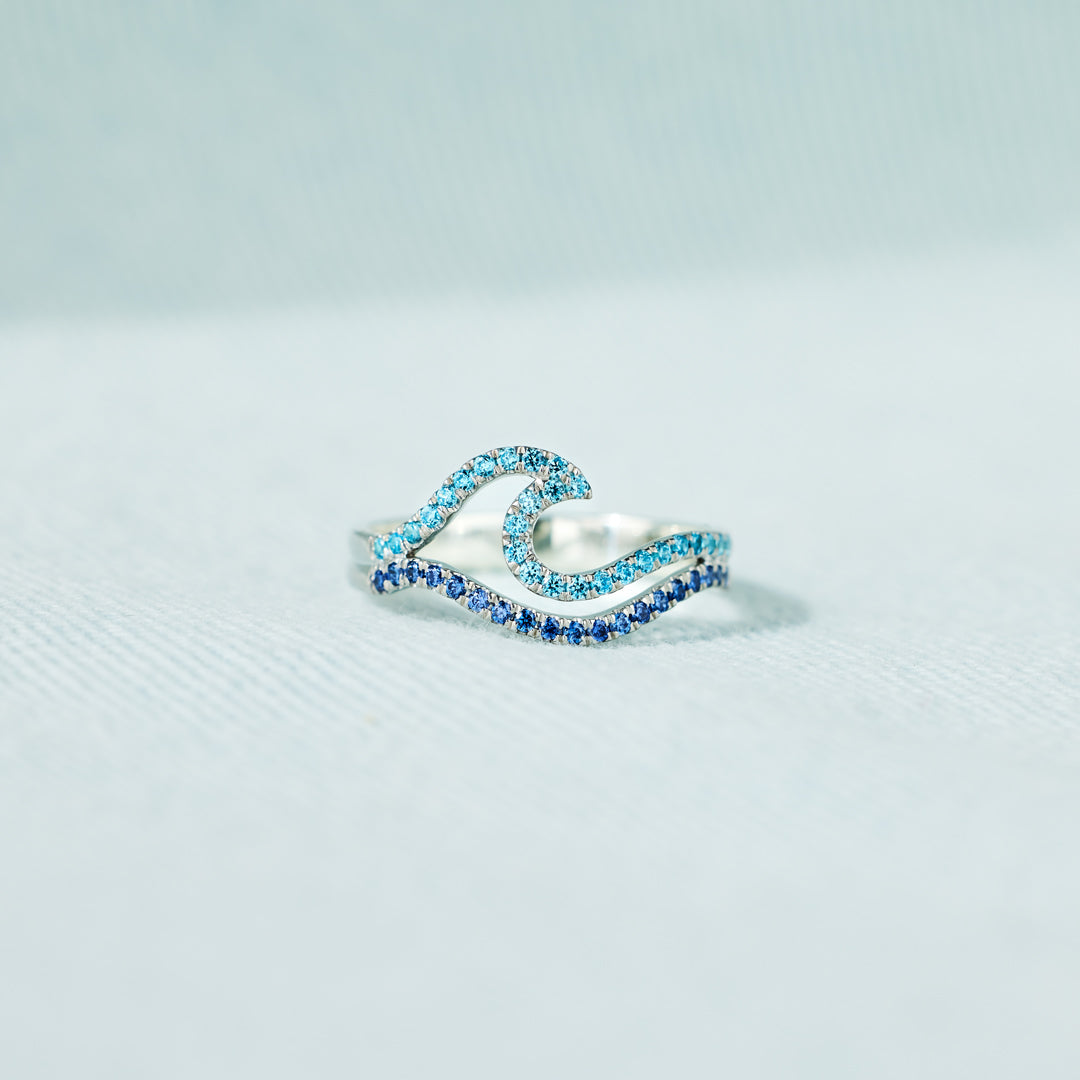 A Self-Reminder - You’ve Survived Too Many Storms Minimalist Wave Ring - High And Low Ring