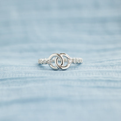 Forever Linked (adjustable) Interlocking Ring
