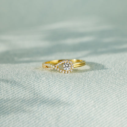 Mother & Daughter Love Knot Ring