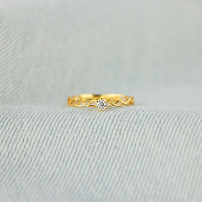 Dear Daughter Interweaved Ring