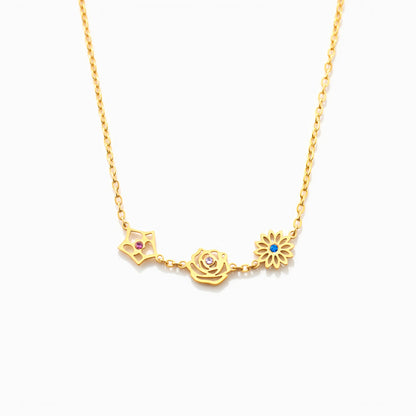 1-10 Birth Flowers Bracelet - Personalised Birth Flower Bracelet for Mother