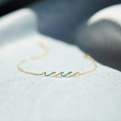 Best Friend Gifts-I'd Be So Lost Without You Triple Wave Friendship Matching Bracelet