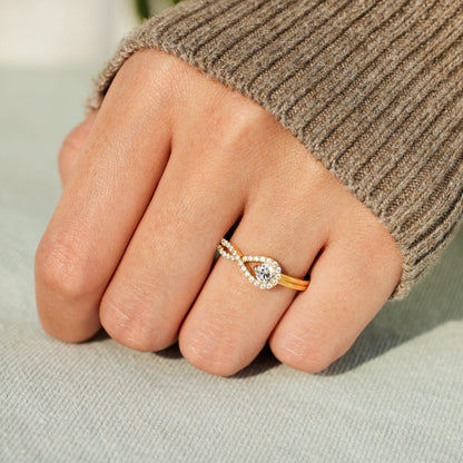 Mother & Daughter Love Knot Ring