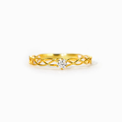 Dear Daughter Interweaved Ring