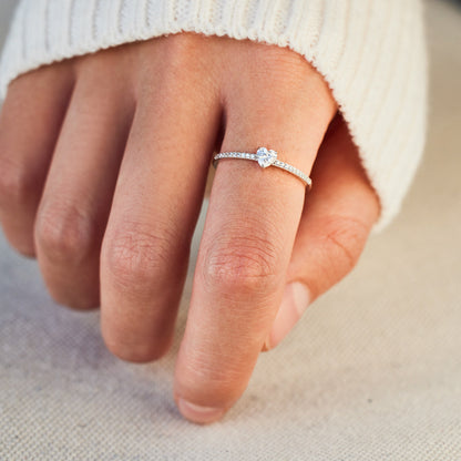 Beat As One Matching Layered Heart Ring