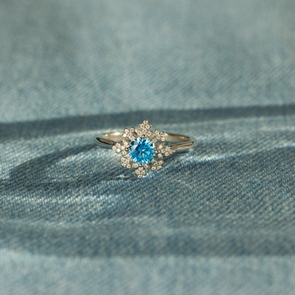 Hug From Mom If Hugs Were Snowflakes Ring