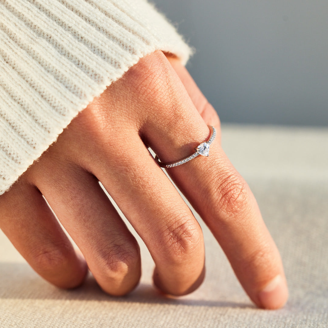 Beat As One Matching Layered Heart Ring
