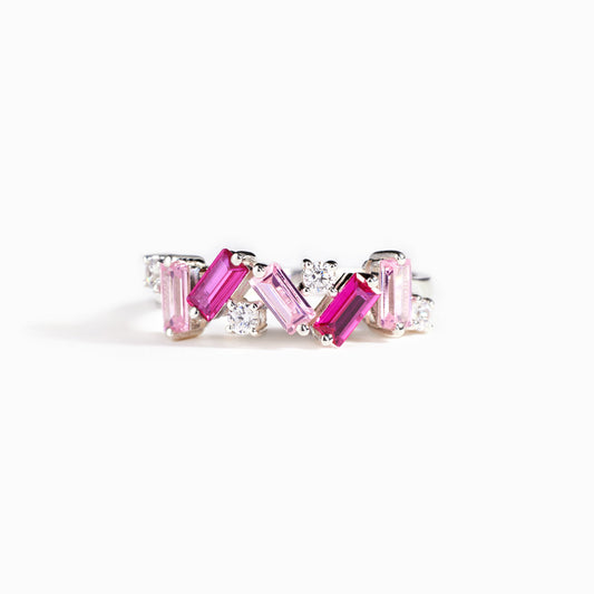 Pray Pink Band Ring