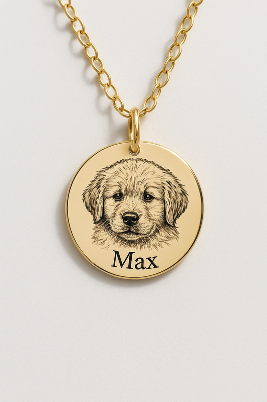 Personalized Pets Face Necklace