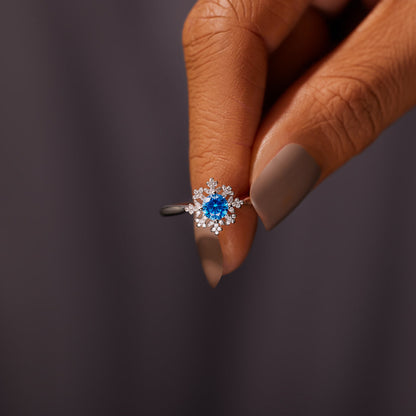 Hug From Mom If Hugs Were Snowflakes Ring