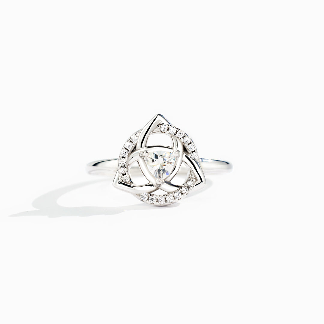 Always My Sister Forever My Friend Celtic Sisters Knot Ring