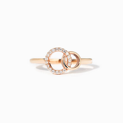 Mother Daughter Bond Linked Circle Ring