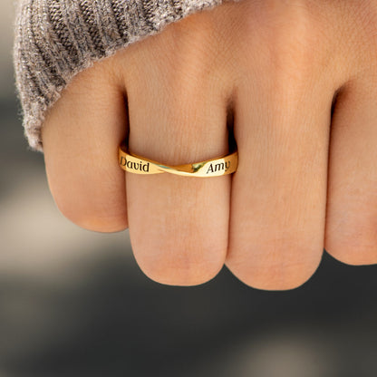 Together We Made It Through Twist Ring Band