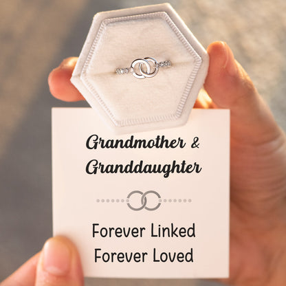 Forever Linked (adjustable) Interlocking Ring